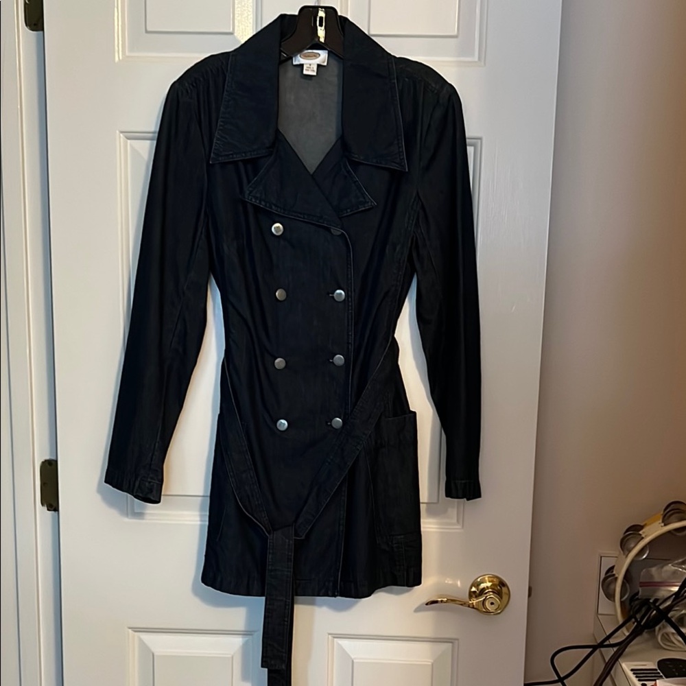 Talbots Denim Trench Coat